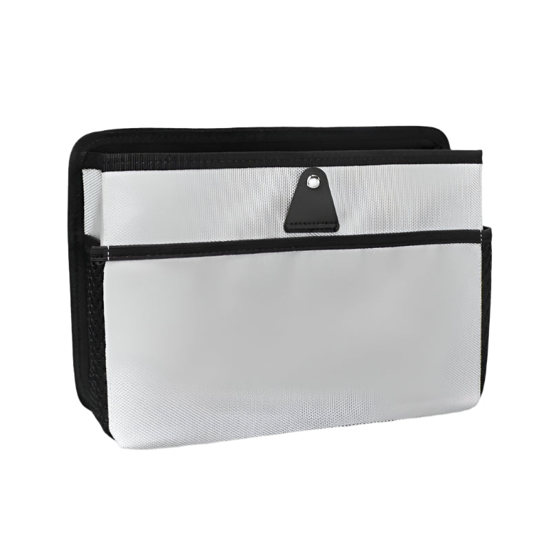 Grey Car Backseat Organizer Compact And Convenient For Storage Car Organisers