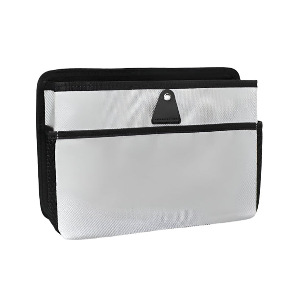 Grey Car Backseat Organizer Compact And Convenient For Storage Car Organisers
