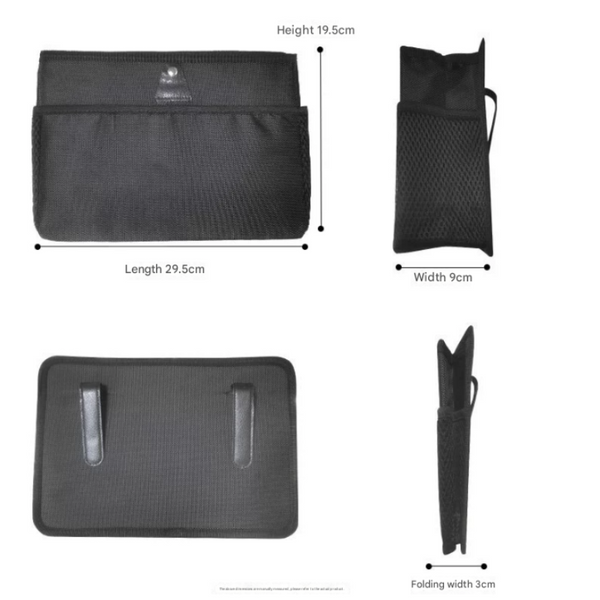 Elosung Beige Car Backseat Organizer Compact And Convenient For Storage Car Organisers