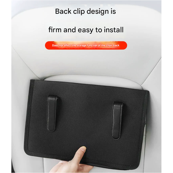 Elosung Beige Car Backseat Organizer Compact And Convenient For Storage Car Organisers