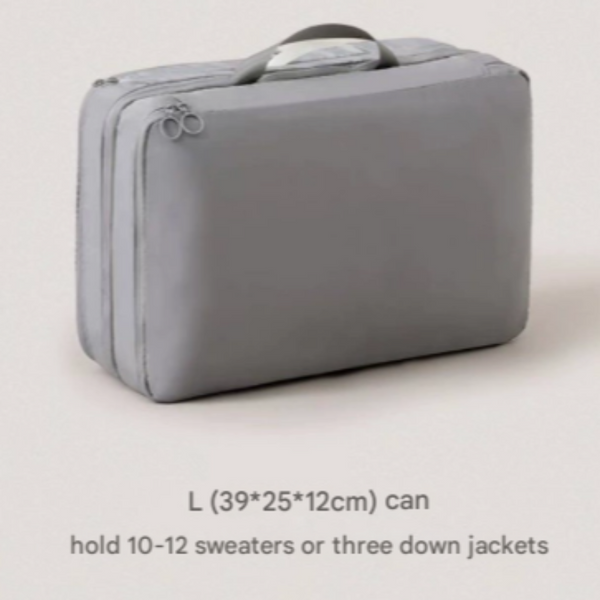 Grey Big Size Multifunctional Compact Travel Organizer Bag Stores 6 8 Essentials For Easy Access Other Travel Accessories