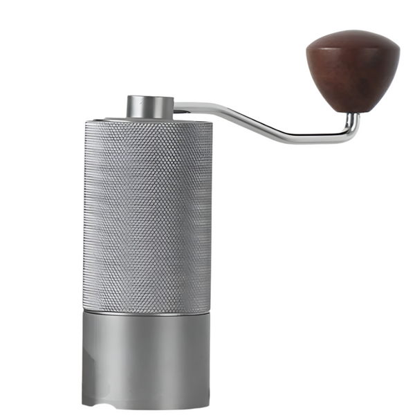 Silver Premium Manual Coffee Grinder With Adjustable Ceramic Burr Compact Durable For Perfect Grinding Coffee Grinders