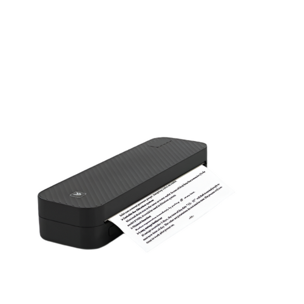 Black A4 Thermal Printer For Android/Ios Compact Wireless Supports Paper Width 216Mm Printers