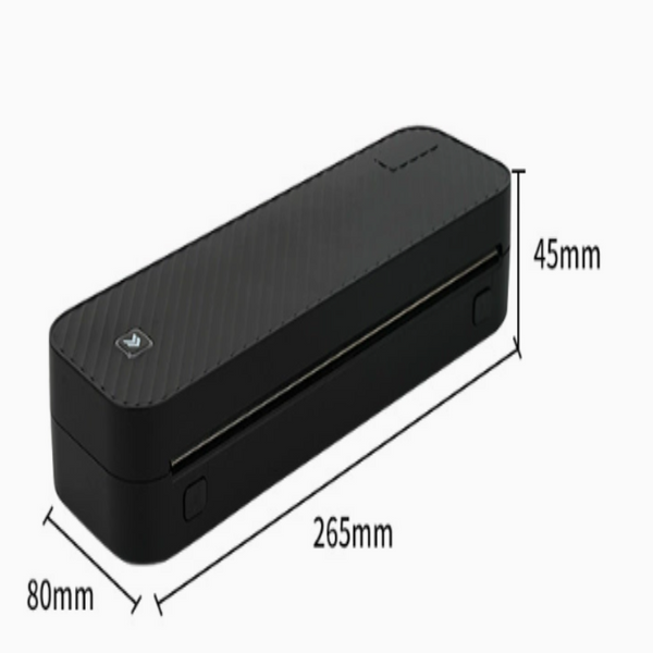 Black A4 Thermal Printer For Android/Ios Compact Wireless Supports Paper Width 216Mm Printers