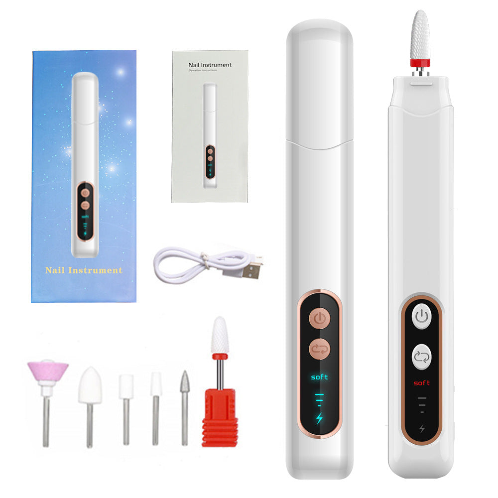 Electric Nail Drill Set Portable Polishing Tool With Multiple Attachments For Professional Use Electric Files & Tools