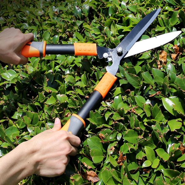Heavy Duty Gardening Shears 570Mm Long High Carbon Steel Blades Soft Grip Handles For Comfort Pruning Shears & Snips
