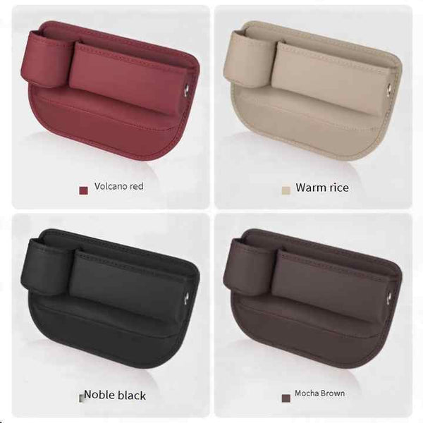 Beige Right Car Seat Gap Storage Box Practical Organizer Filler For Easy Access And Extra Car Organisers