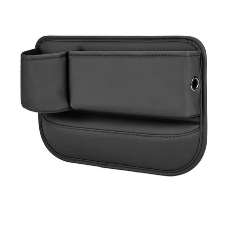 2Pcs Black Right Car Seat Gap Storage Box Practical Organizer Filler Easy Access And Extra Car Organisers