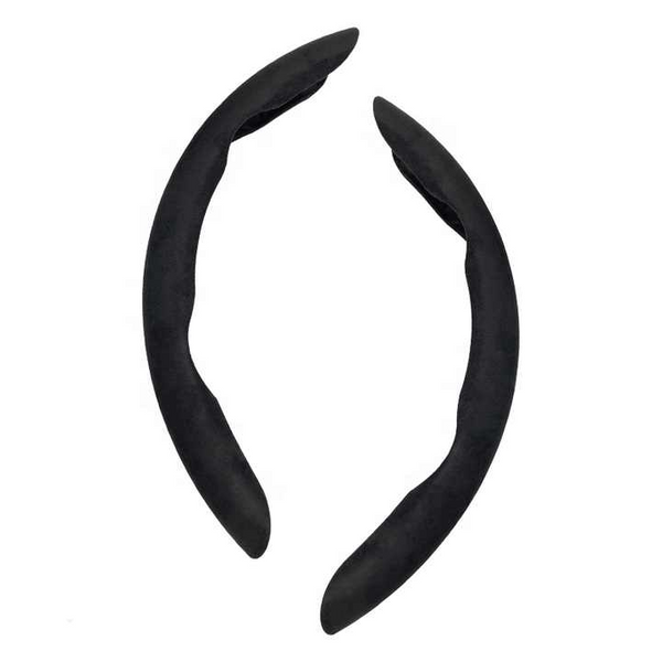 2 Pcs Red Steering Wheel Cover Soft And Comfortable Fits 38Cm Diameter Wheels Steering Wheel Covers