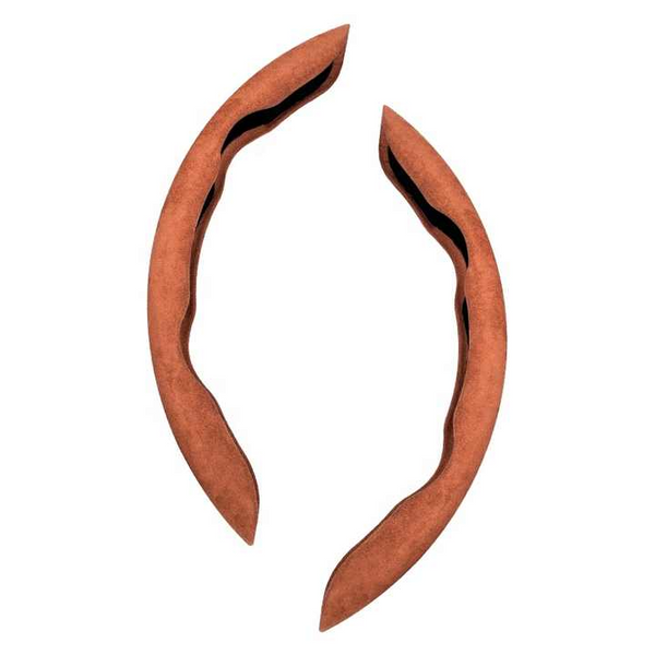 2 Pcs Red Steering Wheel Cover Soft And Comfortable Fits 38Cm Diameter Wheels Steering Wheel Covers