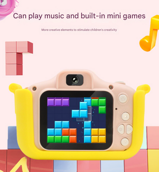 Elosung Colorful Cat Cute Kids Digital Camera Themed Hd With 32Gb Memory Card Digital Cameras