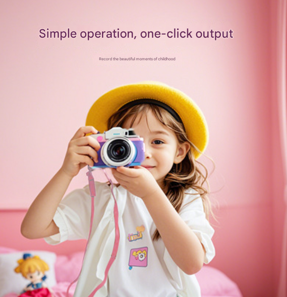 Elosung Pink Kids Hd Digital Camera With 32Gb Memory Card Digital Cameras