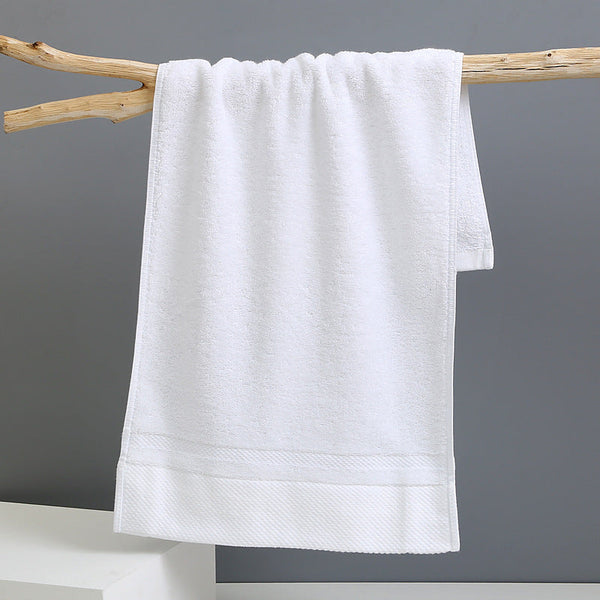 White Luxury 100% Cotton Face Towel Set 3 Piece Thick & Absorbent Towels Towels & Washcloths