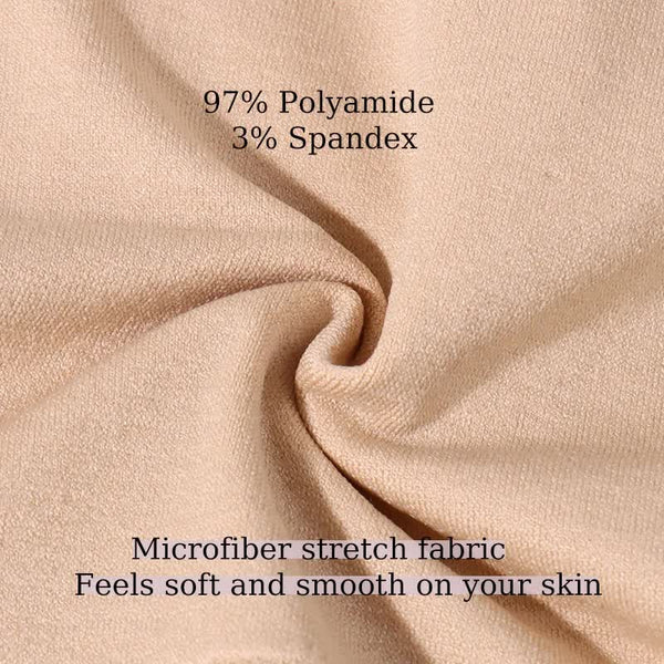 L Skin 3 Pack High Waist Microfiber Shaping Briefs Seamless Full Coverage Tummy Control Panties