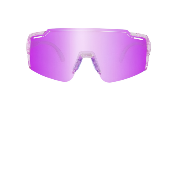 Purple Gradient Lens Lightweight Uv400 Photochromic Cycling Glasses Anti Wind Protective For Outdoor Sports Sunglasses