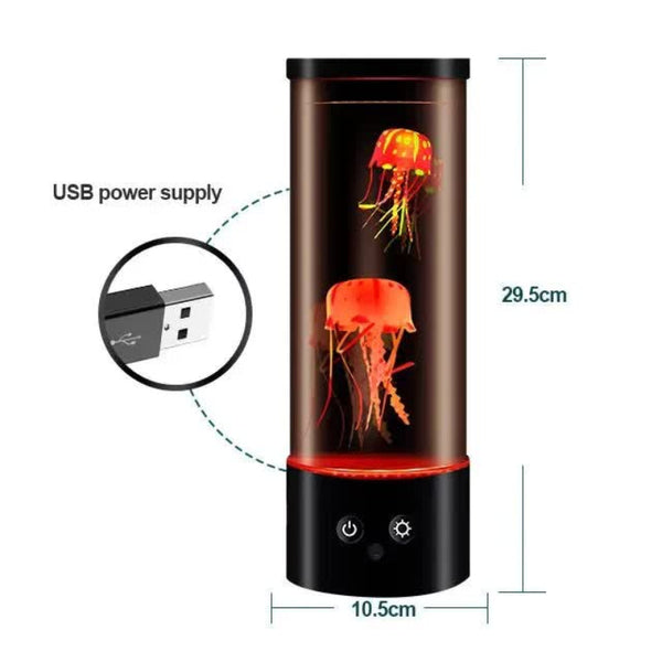 Elosung Led Jellyfish Lamp Creative Night Light For Bedroom And Children's Room Night Lights