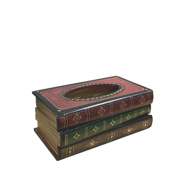 Elosung 1 Sets Of Tissue Box Creative Book Shaped Holder For Restaurant Tissue Box Covers