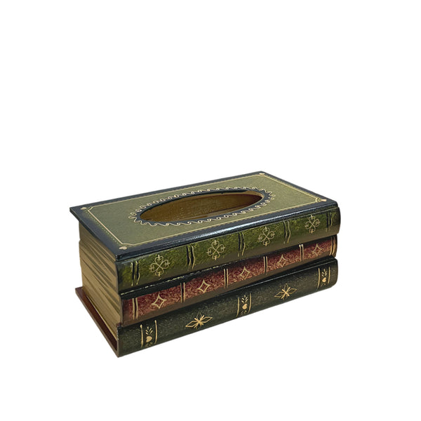 Elosung 1 Sets Of Tissue Box Creative Book Shaped Holder For Restaurant Tissue Box Covers