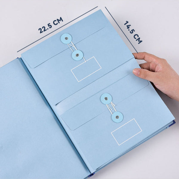 Pink Accordion File Binder With 12 Envelopes Durable Document Organiser Filing Boxes