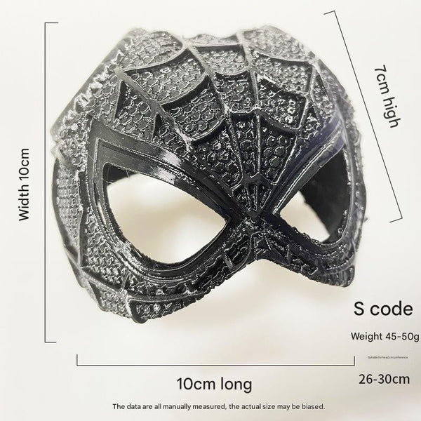 Elosung Size Black Diy 3D Printed Spider Man Cat Mask Mini Decorative Half Face For Pets Dog Clothing & Shoes