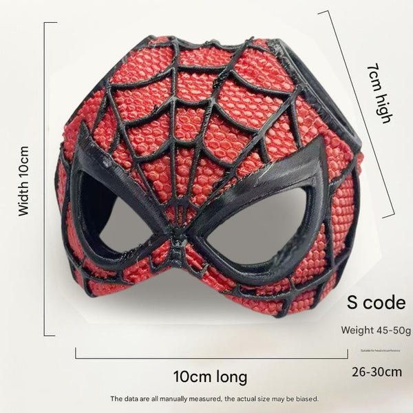 Elosung Size Black And Red Stitching Diy 3D Printed Spider Man Cat Mask Mini Decorative Half Face For Pets Dog Clothing & Shoes