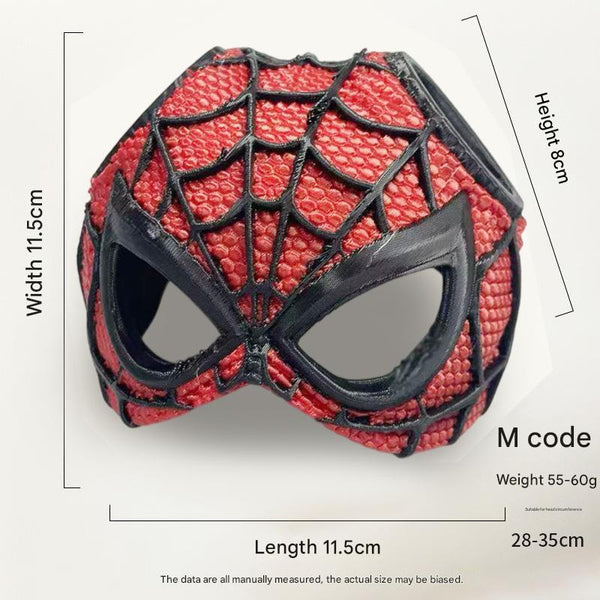 Elosung Size M Black And Red Stitching Diy 3D Printed Spider Man Cat Mask Mini Decorative Half Face For Pets Dog Clothing & Shoes