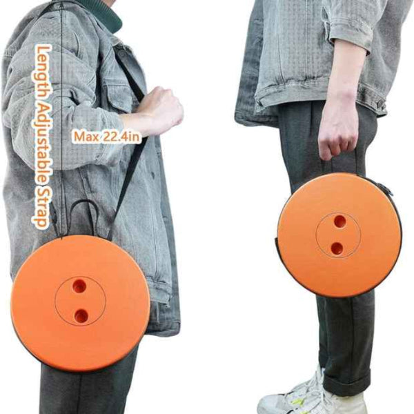 Elosung Red Outdoor Telescopic Folding Stool With 100 Weight Bearing Buckles Lightweight And Compact Design Perfect For Fishing Camping Travel Benches