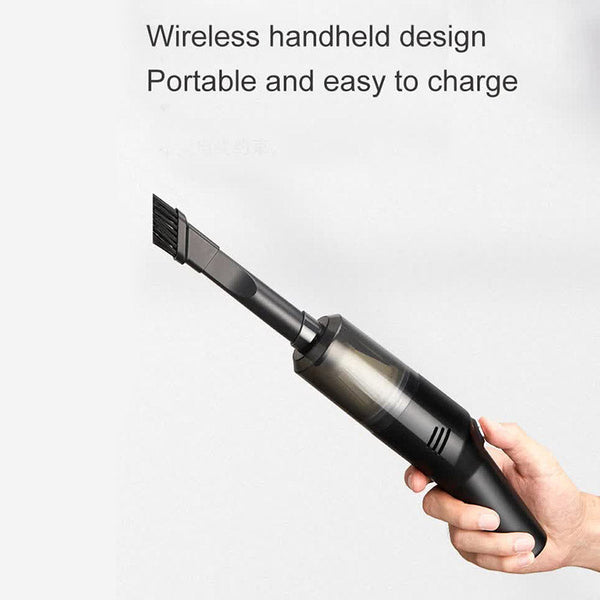 Elosung White Wireless Vacuum Cleaner Handheld Mini Car For Wet & Dry Use Pet Hair Remover Lightweight Vacuum Cleaners