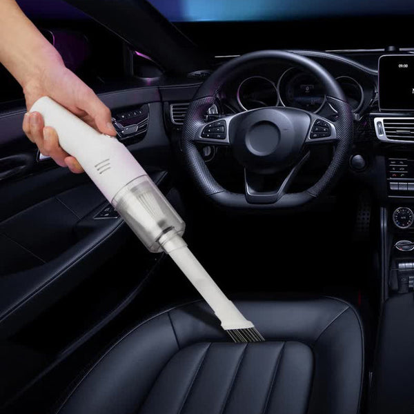 Elosung White Wireless Vacuum Cleaner Handheld Mini Car For Wet & Dry Use Pet Hair Remover Lightweight Vacuum Cleaners