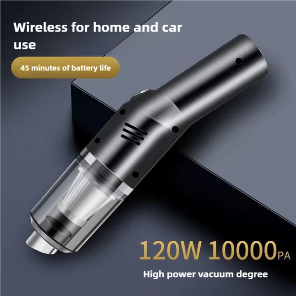 Black Wireless Portable Vacuum Cleaner Handheld Mini Car For Wet & Dry Use Pet Hair Remover Lightweight Home Vehicle Vacuums