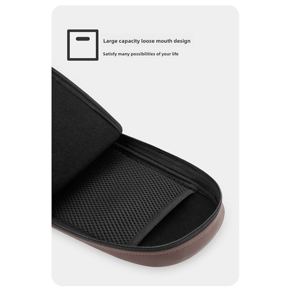 Elosung Coffee Multifunctional Car Seat Side Organizer With Pu Leather Tissue Holder And Mesh Pocket Compact Storage Bag For Phones Accessories Car Or