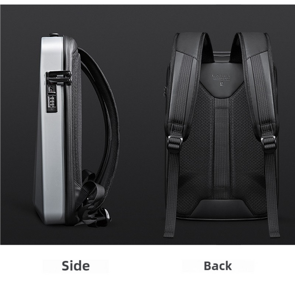 Elosung Black Hard Shell Business Backpack Tsa Lock Usb Charging Waterproof Women Backpacks