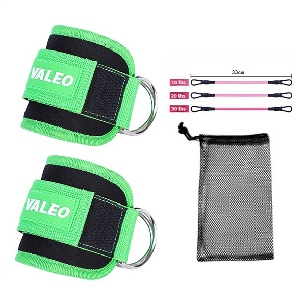 Ankle Straps With Resistance Bands For Glute And Leg Workouts Yoga Straps