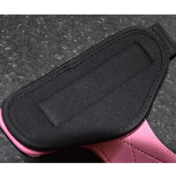 Gloves Straps & Hooks Elosung 1 Pair Pink Durable Gym Palm Guard With Ultra Fiber Leather For Heavy Lifting Wrist Support Straps Pull Ups And Deadlift