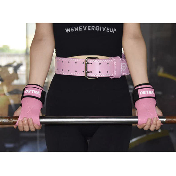 Gloves Straps & Hooks Elosung 1 Pair Pink Durable Gym Palm Guard With Ultra Fiber Leather For Heavy Lifting Wrist Support Straps Pull Ups And Deadlift