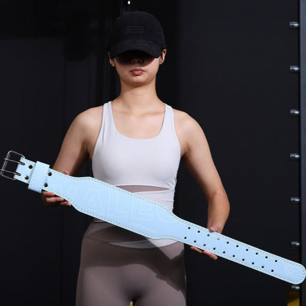 Belts Elosung Size L Blue Professional Weightlifting Belt With Sponge Padding For Deep Squat And Deadlift Men Women Fitness Support