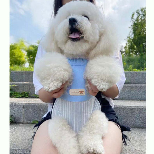 Pet Transport Elosung Size Xxl Beige Brown Patchwork Pet Backpack Dog Carrier Cat Travel Bag Breathable Portable & Hands Free Four Leg Design