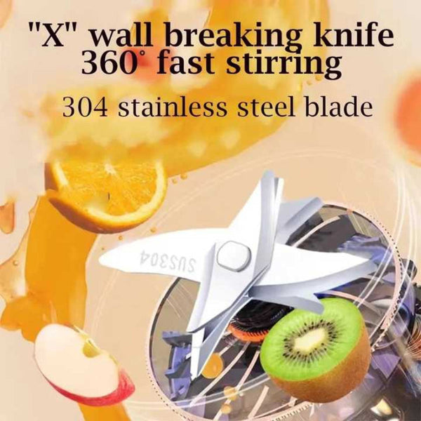 Pink Rechargeable Blender Bottle 500Ml Usb Charging 1200Mah With 304 Stainless Steel Blade For Smoothies And Juices On The Go Handheld Blenders