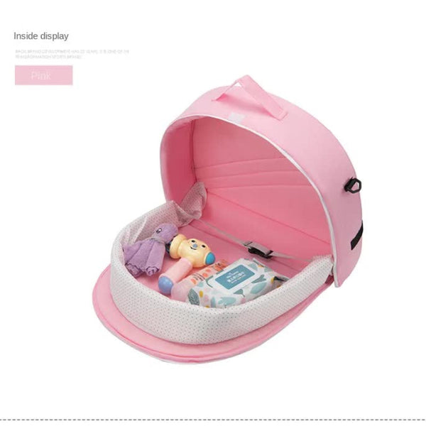 Little One Bed And Diaper Backpack With Mosquito Net Toys Nappy Bags