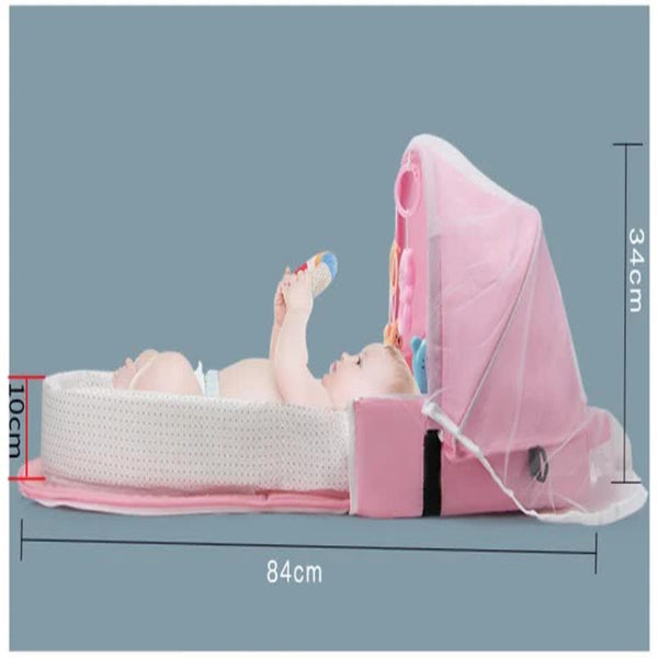 Multi Purpose Little One Bed And Diaper Backpack Nappy Bags