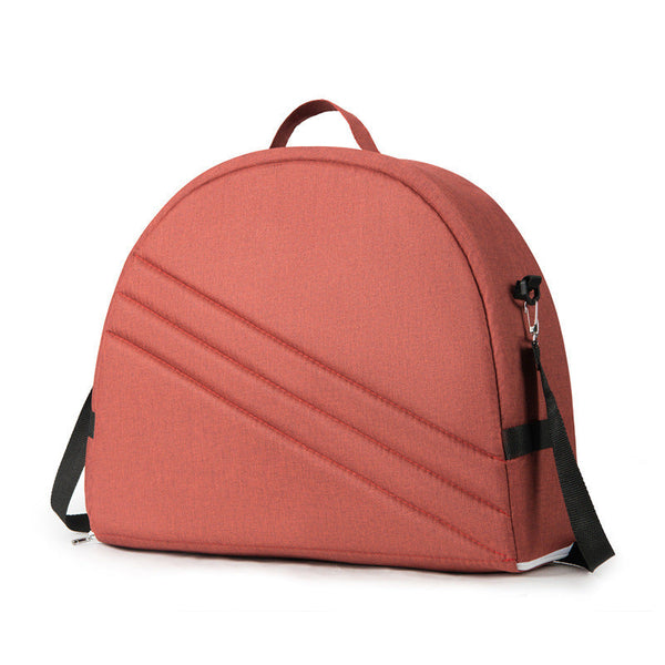 Elosung Red Multi Purpose Little One Bed And Diaper Backpack Lightweight Waterproof Canvas + Polyester Material Travel Essential For Moms(With Mosquit