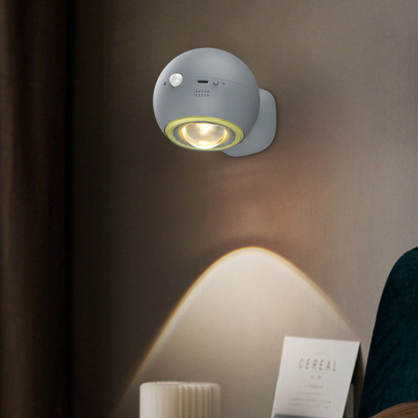 Elosung 2 Pcs Grey Rechargeable Magnetic Usb Table Lamp & Wall Light 3000K/4000K/6000K Brightness With Anti Glare Design Lamps