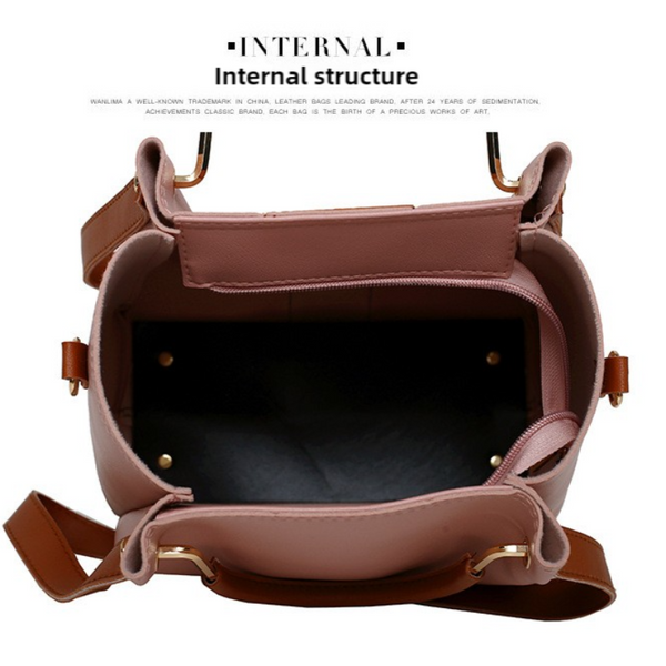 Elosung Dark Green Elegant 4 Piece Women's Handbag Set Stylish Pu Leather Tote Shoulder Bag Clutch And Wallet For Every Occasion Women's Bags & Handba