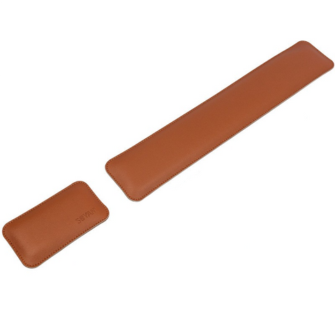 Elosung Premium Dual Sided Pu Leather Keyboard Wrist Rest And Mouse Pad Set Mouse Pads & Wrist Rests