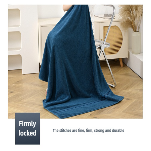 Grey Luxury Cotton Towel Set + Bath Quick Dry Extra Thick And Absorbent Perfect For Beach Towels & Washcloths