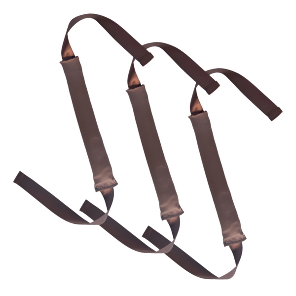 Brown 3 Sticks No Heat Hair Curling Ribbon Kit Silk Wand For Sleep In Styling Rollers & Curlers