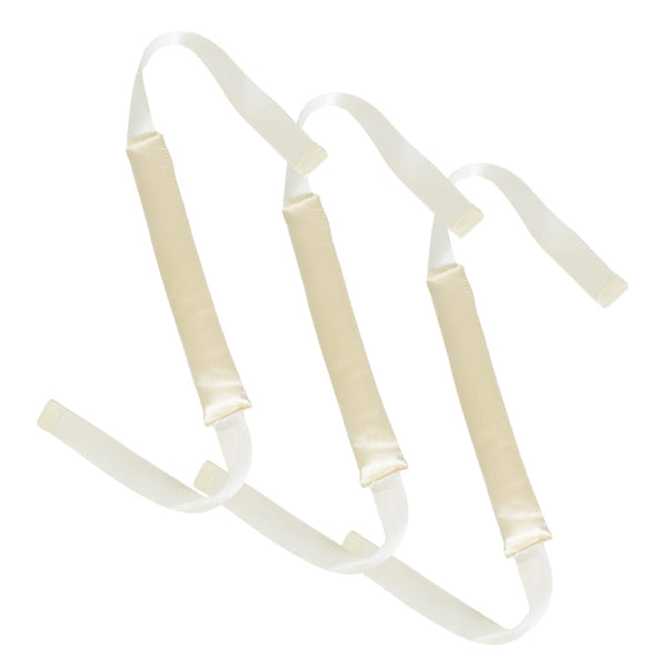 Elosung Off White 3 Sticks No Heat Hair Curling Ribbon Kit Silk Wand For Sleep In Styling Rollers & Curlers