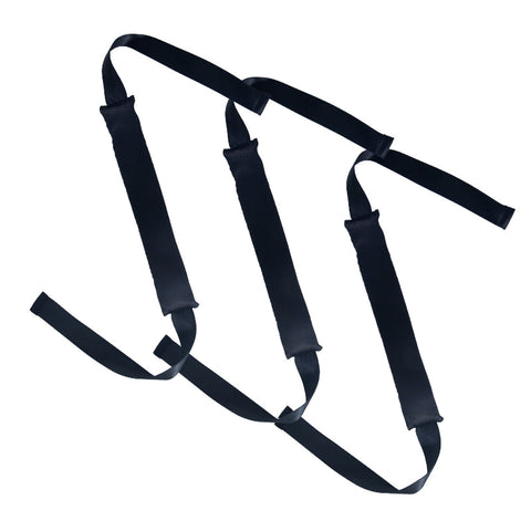 Elosung Black 3 Sticks No Heat Hair Curling Ribbon Kit Silk Wand For Sleep In Styling Rollers & Curlers