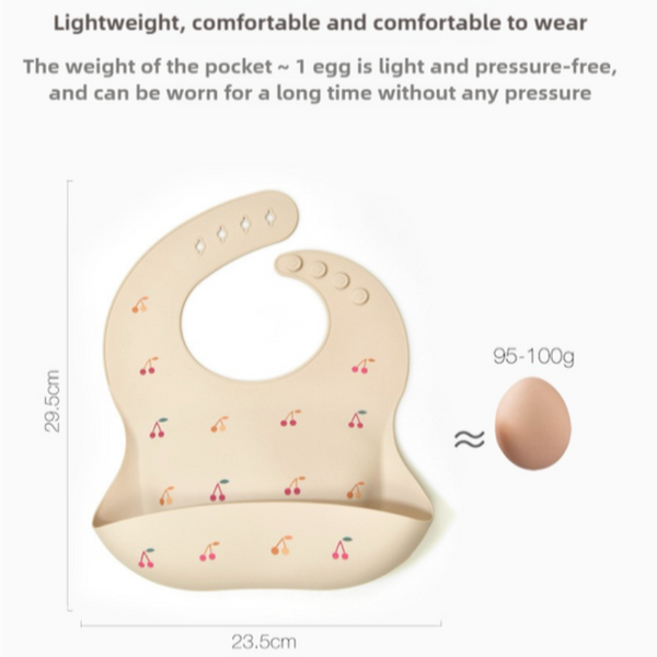 Baby Bibs & Burp Cloths Elosung Rocket Pattern Beige Soft And Safe Silicone Baby Feeding Set Bib Bowl Spoon Combo For Mess Free Meals