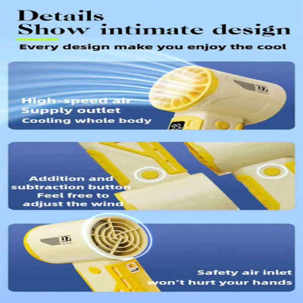 Pink 100 Speed Mecha Handheld Fan Usb Rechargeable Mini Lightweight 150G 6 8 Hour Battery Life Portable Fans